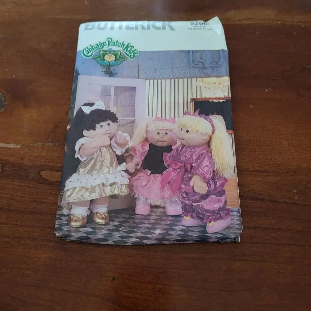 5200 Vintage Cabbage Patch Sewing Pattern Clothes Butterick